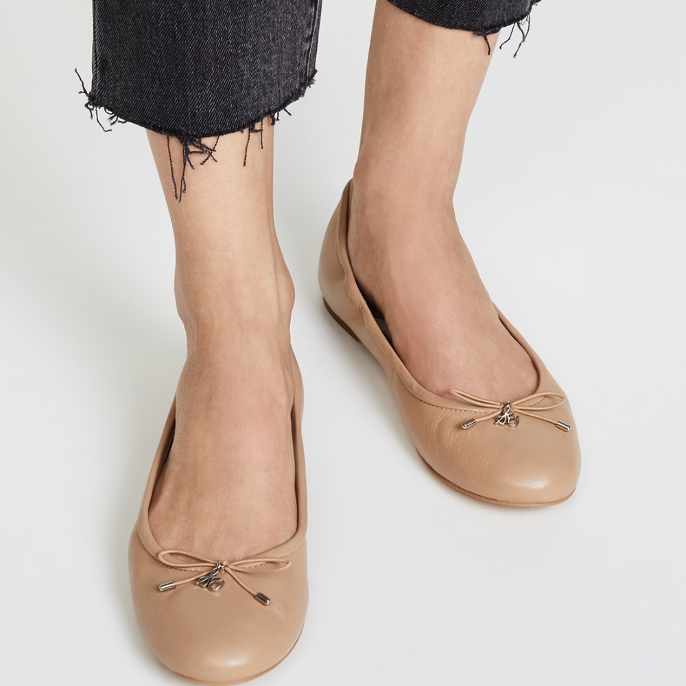 Sam Edelman Tan Leather Felicia Ballet Flats 6.5